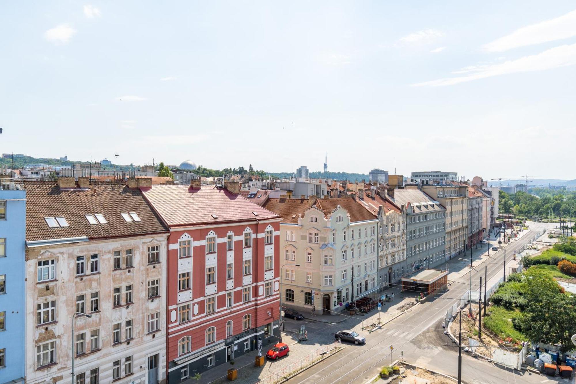 Brand New Studio Apartment # 45 With Free Parking In The City Center Praag Buitenkant foto